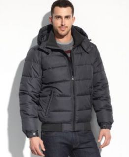 Calvin Klein Jacket, Hooded Packable Down Jacket   Coats & Jackets   Men