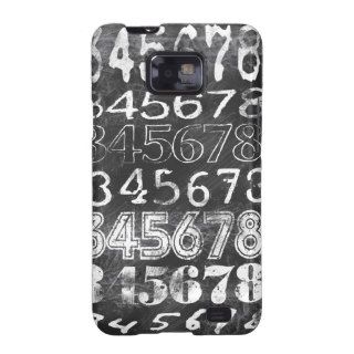 Chalk Numbers Galaxy S2 Cover