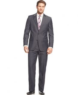 Alfani Charcoal Solid Suit   Suits & Suit Separates   Men