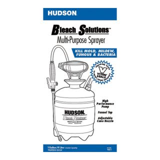Hudson Bleach-Solutions Sprayer — 1 Gallon, 40 PSI, Model# 90011  Portable Sprayers