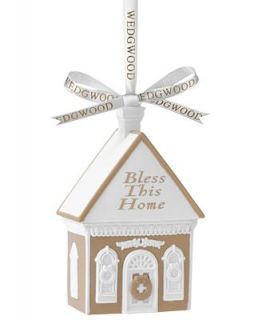 Wedgwood Christmas Ornament, 2013 Bless This Home   Holiday Lane