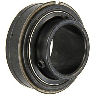 Sealmaster ER 205C Cylindrical OD Bearing, Setscrew Locking Collar, Contact Rubber Seals, 25mm Bore, 52 mm OD, 1 3/8" Width Cylindrical Roller Bearings