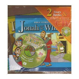 Bible Stories David and Goliath / Jonah and the Whale (2 Story Books & Read Along CD) Jason Dirks (Songs), Igor Woroniuk (Songs) 9781554541492 Books