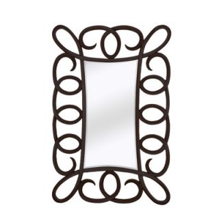 Majestic Mirror Contemporary Rectangle Bevel Wall Mirror