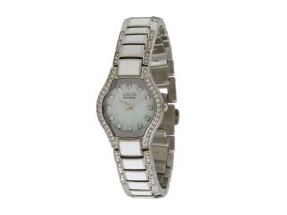 Citizen Watches Ew9870 81d Normandie Eco Drive Watch White Silver Diamonds Mother Of