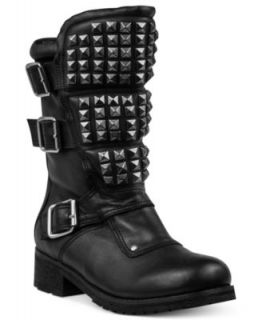 Steve Madden Womens Marcoo Studded Booties   Shoes