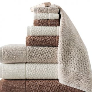 Concierge Collection Jacquard Turkish 9 piece Towel Set