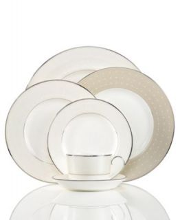 Monique Lhuillier Waterford Dinnerware, Lily of the Valley Blue Collection   Fine China   Dining & Entertaining