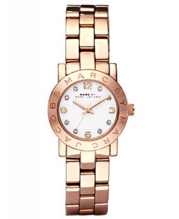 Marc by Marc Jacobs Watch, Womens Mini Amy Rose Gold Tone Stainless Steel Bracelet 26mm MBM3078   Watches   Jewelry & Watches