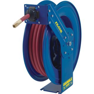 Coxreels Air Hose Reel With Hose — 3/8in. x 50ft. Hose, Max. 300 PSI  Air Hoses   Reels