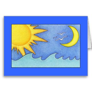Sun & Moon Holiday Card