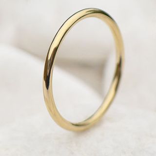 slim halo wedding ring in 18ct gold by lilia nash jewellery