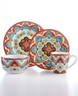 Fitz and Floyd Dinnerware, Carissa Paisley Blue Collection   Casual Dinnerware   Dining & Entertaining
