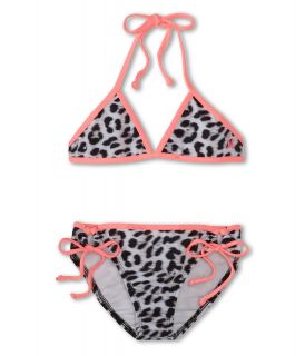 Hurley Kids Leopard Triangle Top Tunnel Pant Girls Swimwear Sets (Black)