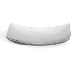 Vollrath Curved Double Wall Platter   12x7 Stainless