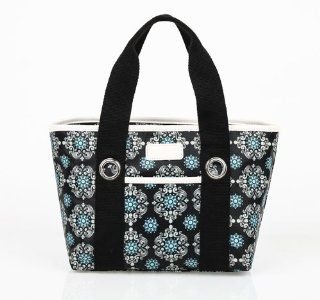 Sachi 11 194 Insulated Fashion Lunch Tote, Black Medallion Kitchen & Dining