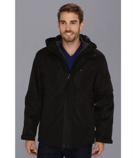 Calvin Klein Rip Stop Systems 3 in 1 Jacket Mens Coat (Black)