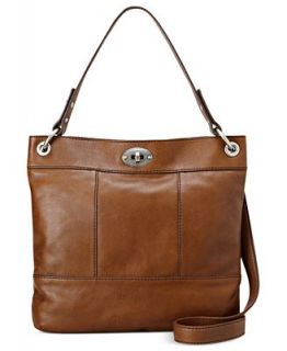 Fossil Hunter Leather Hobo   Handbags & Accessories