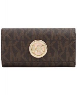 MICHAEL Michael Kors MK Logo Ziparound Continental   Handbags & Accessories