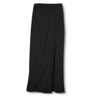 Mossimo Supply Co. Juniors Maxi Skirt with Slit   Black XL(15 17)