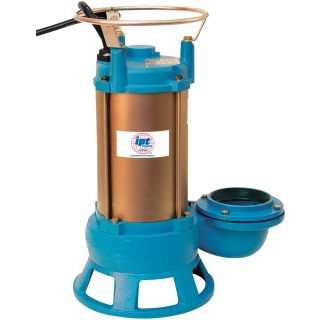 IPT by Gorman-Rupp Submersible Shredder Sewage Pump — 3in. Ports, 10,800 GPH, 2 HP, Model# 5763-IPT-95  Sewage Pumps