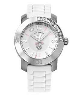 Juicy Couture Watch, Womens White Jelly Strap 1900548   Watches   Jewelry & Watches