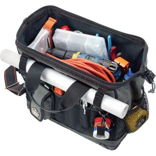 Ergodyne Widemouth Tool Organizer — Medium, 15 1/4in.L x 9in.W x 12in.H, Model# 5802  Tool Bags   Belts