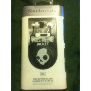 Skullcandy FMJ In Ear Bud with In Line Mic S2FMCY 015 (white rubberized) (Discontinued by Manufacturer) Electronics