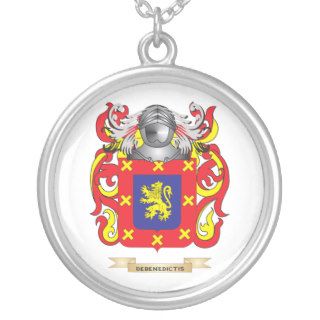 De Benedictis Coat of Arms Custom Jewelry