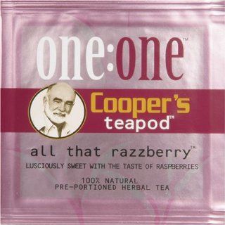 Cooper All That Razzberry Tea Pods, 1 Pack, (18 Single Serve Pods) (Pack of 4)  Herbal Remedy Teas  Grocery & Gourmet Food