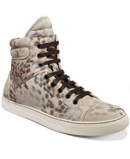 Kenneth Cole Double Header Cheetah Hi Top Sneakers   Shoes   Men