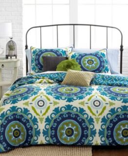 Suzani 3 Piece Comforter and Duvet Cover Sets   Bed in a Bag   Bed & Bath