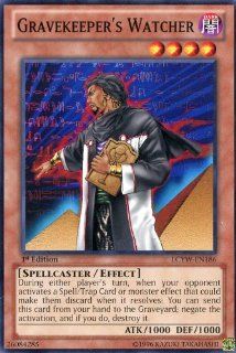 Yu Gi Oh   Gravekeeper's Watcher (LCYW EN186)   Legendary Collection 3 Yugi's World   Limited Edition   Common Toys & Games