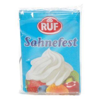 Ruf Sahnefest Sahnestandmittel   1 x 5 Stƒ¼ck  Grocery & Gourmet Food