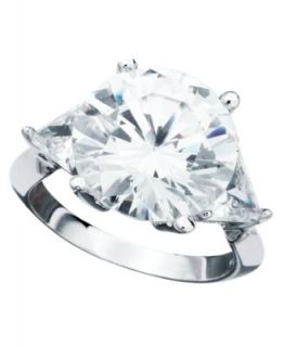 CRISLU Ring, Platinum Over Sterling Silver Cubic Zirconia Ring (1 1/4 ct. t.w.)   Fashion Jewelry   Jewelry & Watches