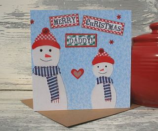 'to my daddy'christmas card by the writing bureau