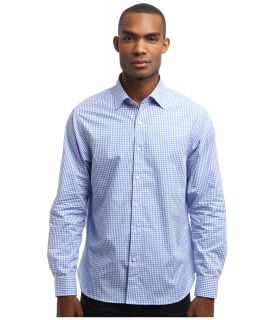 Michael Kors Collection Gingham CEO Shirt Mens Long Sleeve Button Up (Multi)