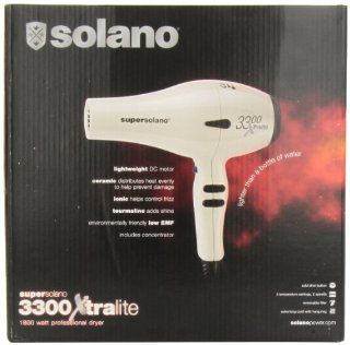 Solano International RBI3300LW Supersolano 3300 Xtralite Hairdryer  Hair Dryers  Beauty