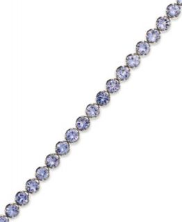 Sterling Silver Bracelet, Tanzanite (5 3/4 ct. t.w.) and Diamond Accent Bracelet   Bracelets   Jewelry & Watches