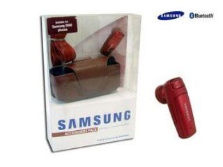 Red Samsung WEP185 Bluetooth Wireless Headset Cell Phones & Accessories
