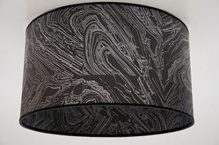 black and silver travertine pattern by stem lighting