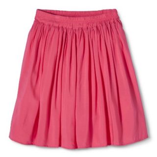 Mossimo Supply Co. Juniors Pleated Skirt   Fuchsia L(11 13)