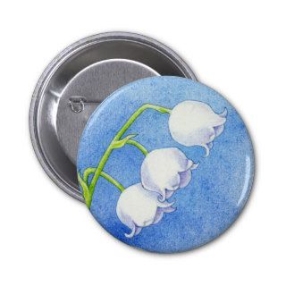 Lily of the Valley Pinback Button
