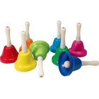rainbow musical hand bell toy by sleepyheads