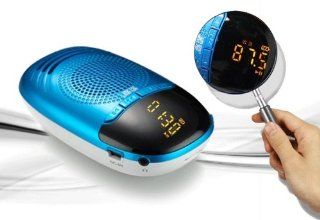 Soaiy Dual Core Chips Portable Stereo Mini  & Fm Multifunctional Speaker System with Enhanced Bass Boost(s 188),blue Electronics