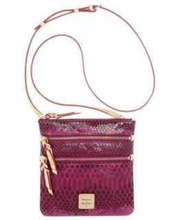 Dooney & Bourke Handbag, Python North South Triple Zip Crossbody   Handbags & Accessories