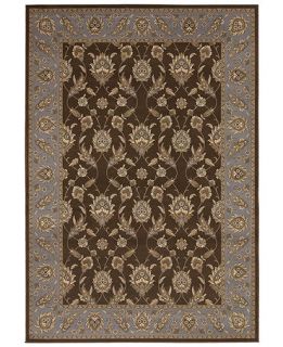 MANUFACTURERS CLOSEOUT Couristan Area Rug, Sedhan SED9753 Chocolate 710 x 112   Rugs