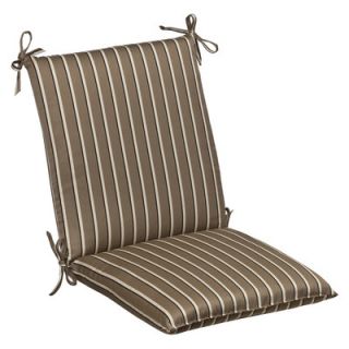 Pillow Perfect Outdoor Squared Sunbrella Fabric Chair Cushion
