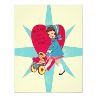 Cute Vintage Valentines Day card Announcements