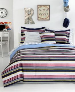 CLOSEOUT Tommy Hilfiger Reading Room Stripe Collection   Bedding Collections   Bed & Bath